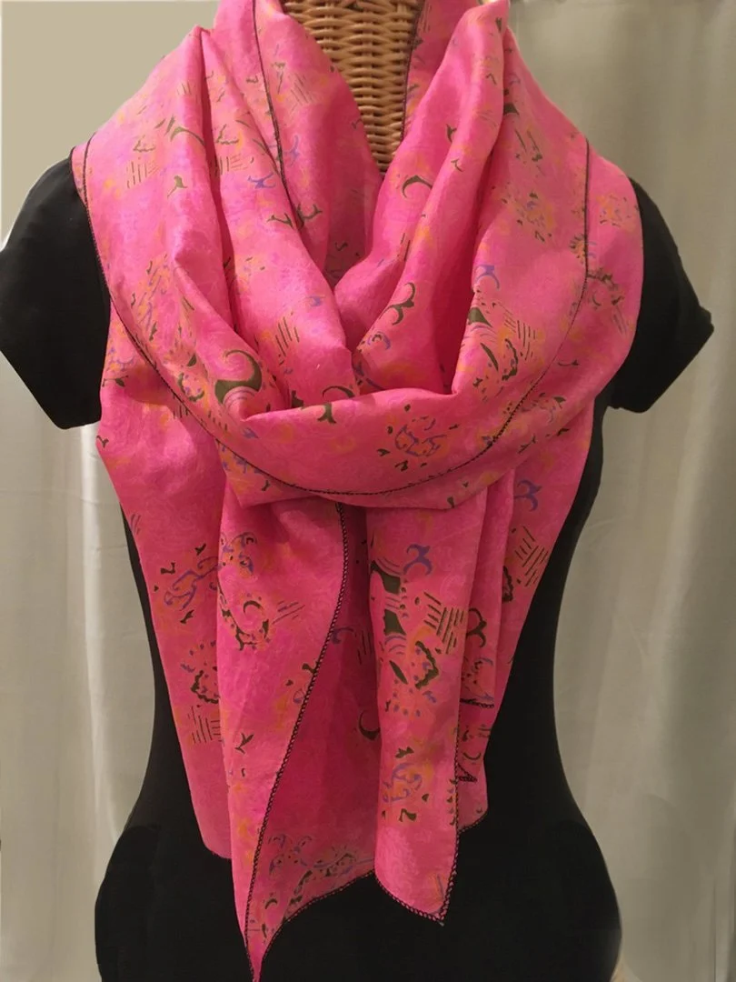 Èaphi エフィ INDIA PATTERN SATIN SCARF eaphi INDIA PATTERN SATIN SCARF